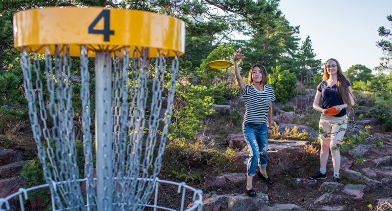 Ålandsbanken - Världens största discgolfpark byggs på Åland