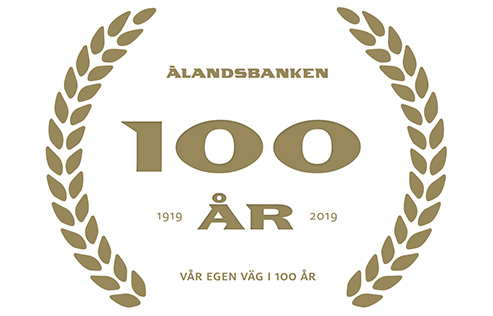 Ålandsbanken 100 År Logotype