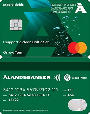 Ålandsbanken - Finland Aland vanligt kombikort